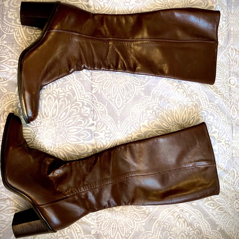 Enzo Angiolini leather knee high boots